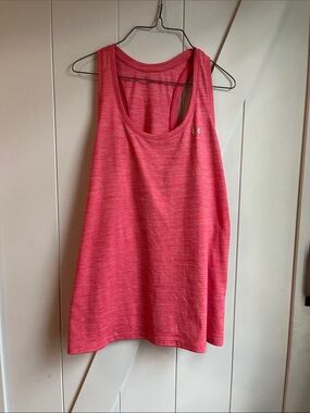 Under Armour Women’s Heathered Hot Pink Racerback Tank